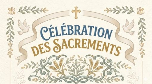 Messe de baptême, première communion, étape vers la confirmation
