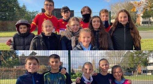 Les élèves du collège Saint Paul au cross territorial